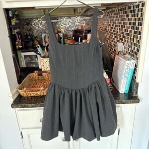 Gray Sleeveless Dress